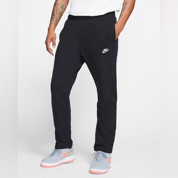 Nike Sportswear Club Fleece Straight Fit Leg Pants Black size XL NWT in packag